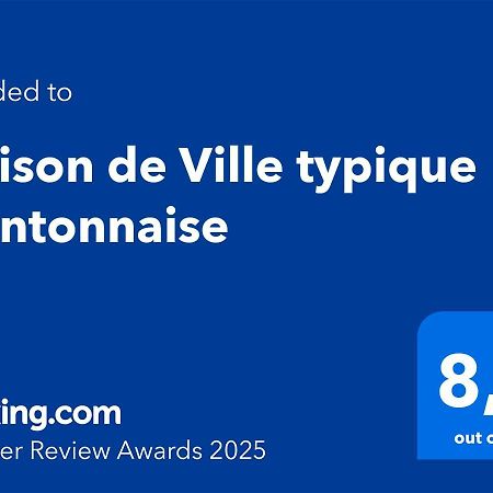 Maison De Ville Typique Mentonnaise Екстериор снимка